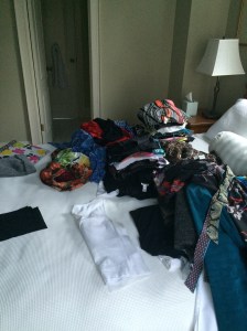 The stuff - before it gets donated....